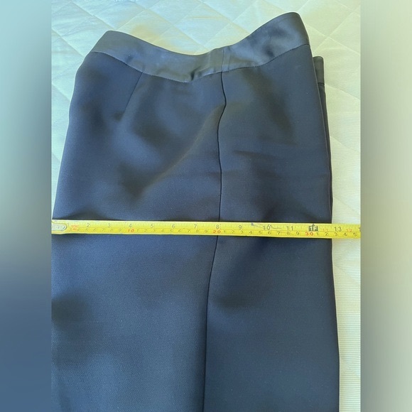 Talbots Heritage style black dress pants with black satin waist line US 10 - Picture 12 of 16